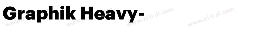 Graphik Heavy字体转换